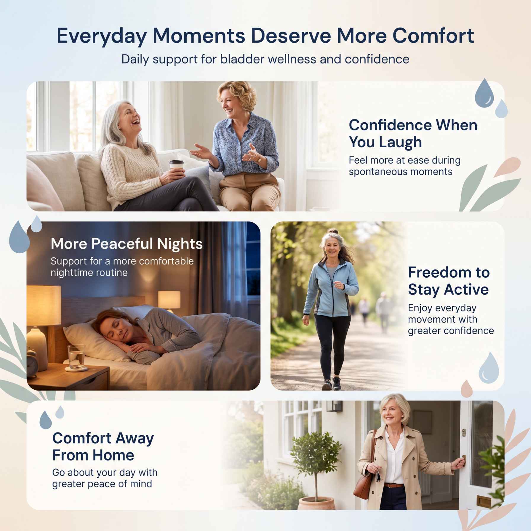 UroControl - Naturally Improves Bladder Leaks - Urgency and Nighttime Bathroom Trips