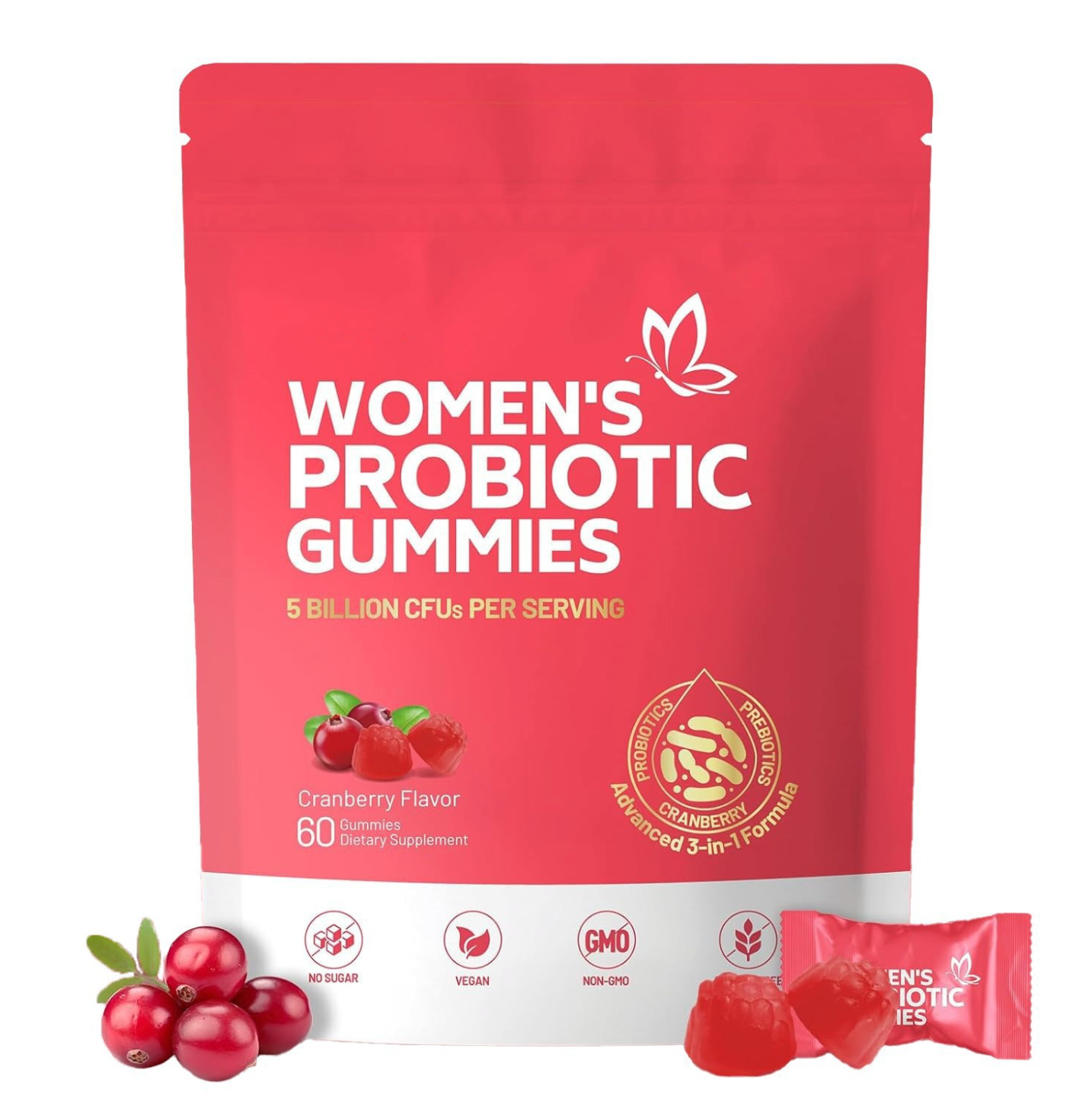 Cranberry Gummies | Urinary & Kidney Defense Formula