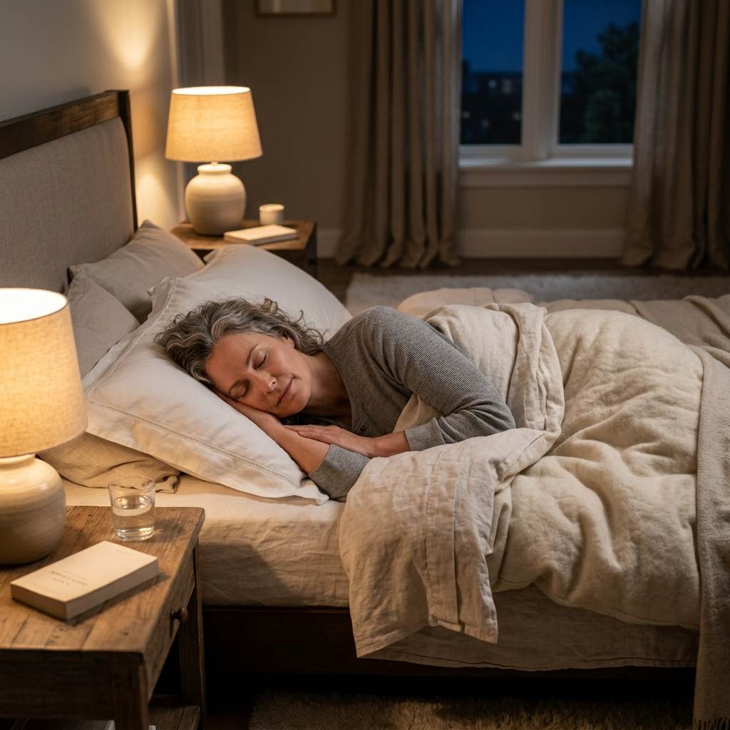 Woman sleeping peacefully